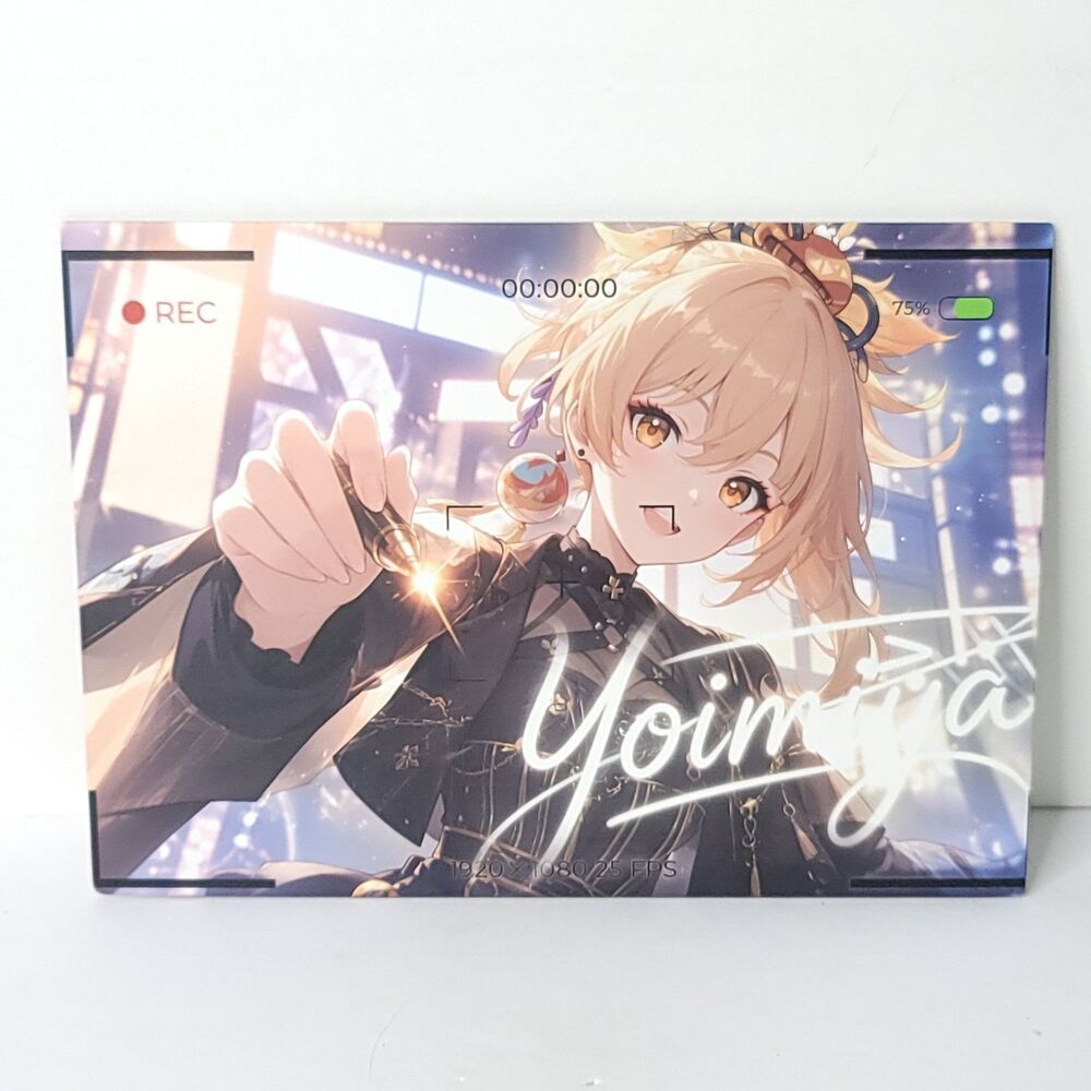 Yoimiya Rock Star Autograph Waifu Card Anime Girl Wall Art Oversized Board A5